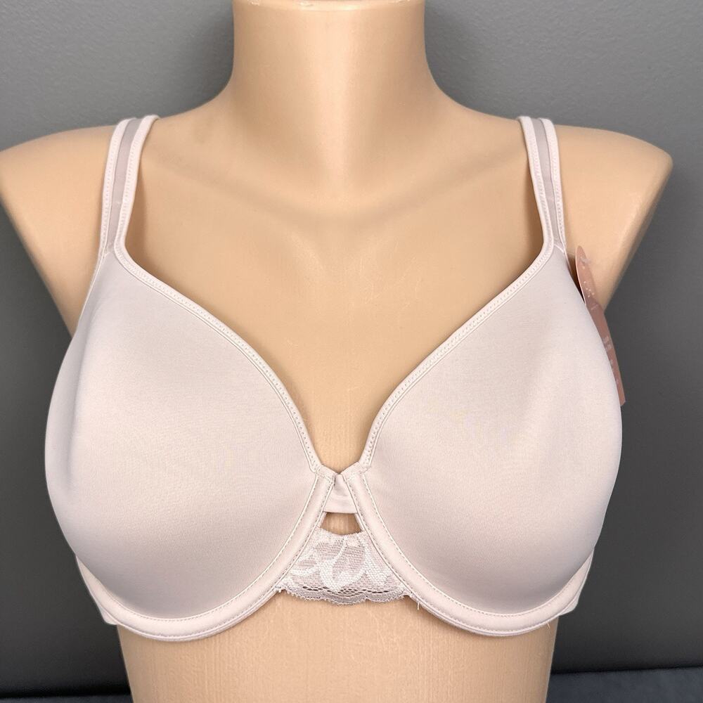 New Bali 38C Beautifully You Convertible Underwire T-Shirt Bra Light Pink DFW994